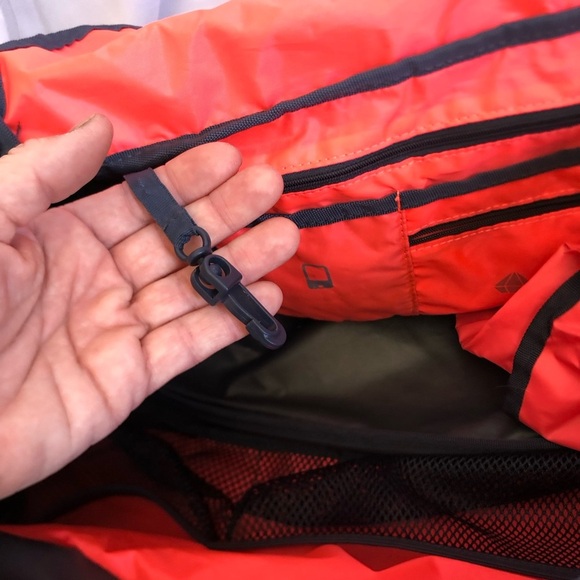 Adidas Grey and Neon Pink and Green Duffel Bag - Picture 14 of 16